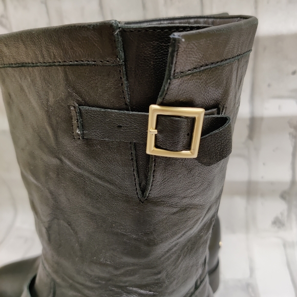 Jimmy Choo size 38 (7) black biker boots - Picture 9 of 13
